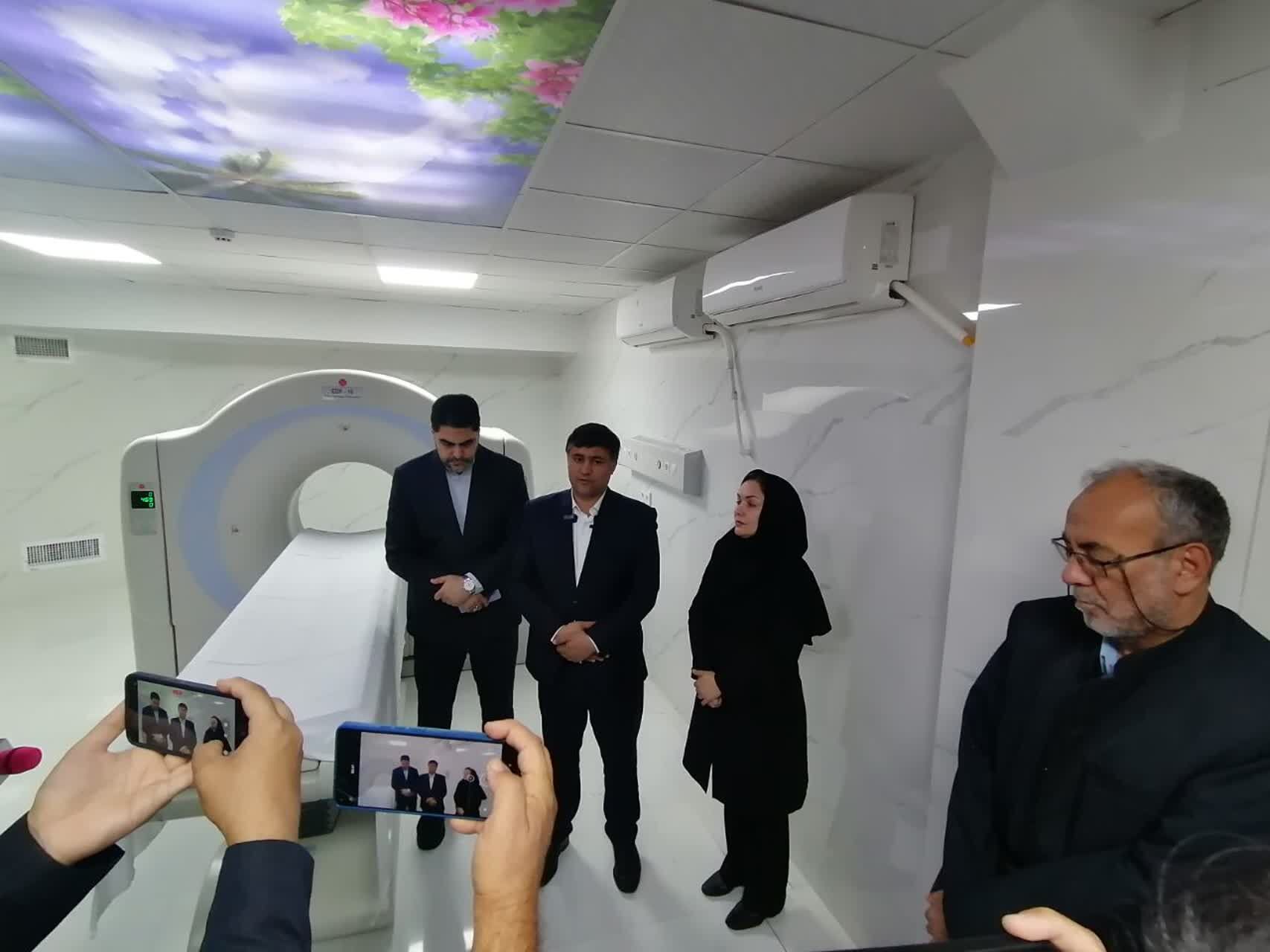 بهره برداری از واحد سی تی اسکن پیشرفته بیمارستان امام خمینی(ره) شیروان