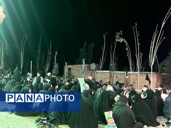 عزاداری دلسوختگان حسینی در روستای کرسگان