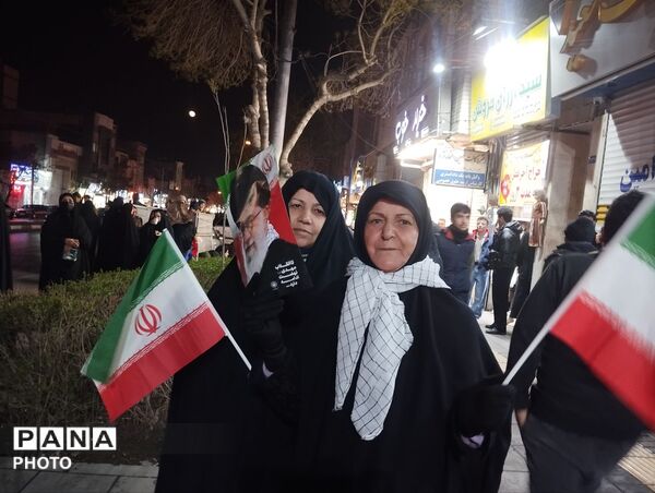 راهپیمایی باشکوه  مردم منطقه سیدی 
