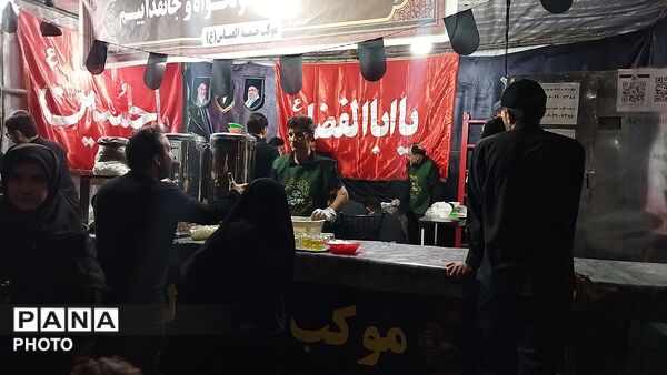 موکب خیمه العباس در شب تاسوعای حسینی 