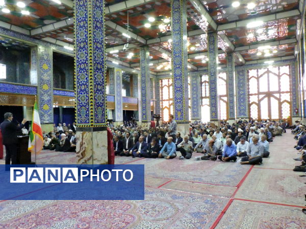 گرامیداشت شهدای هفته دولت در مسجد حظیره یزد