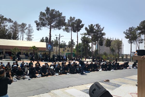 خیل عاشقان حسینی در مسیر جاماندگان اربعین رباط کریم