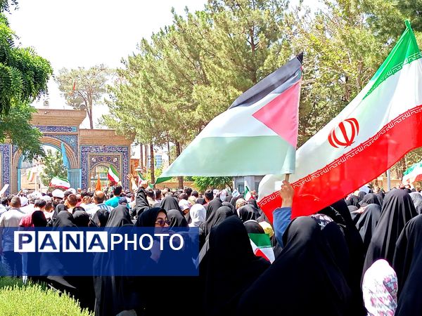 حماسه ای تازه از مردم کاشمر در جمعه نصر و خشم