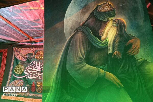 رودهن در سوگ امام شهید؛ اجتماع شبانه مردم و برپایی موکب «رقیه جان(س)»