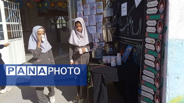 برپایی موکب فاطمیه در مدرسه تجلی عشق و ارادت دانش‌آموزان به حضرت زهرا (س)