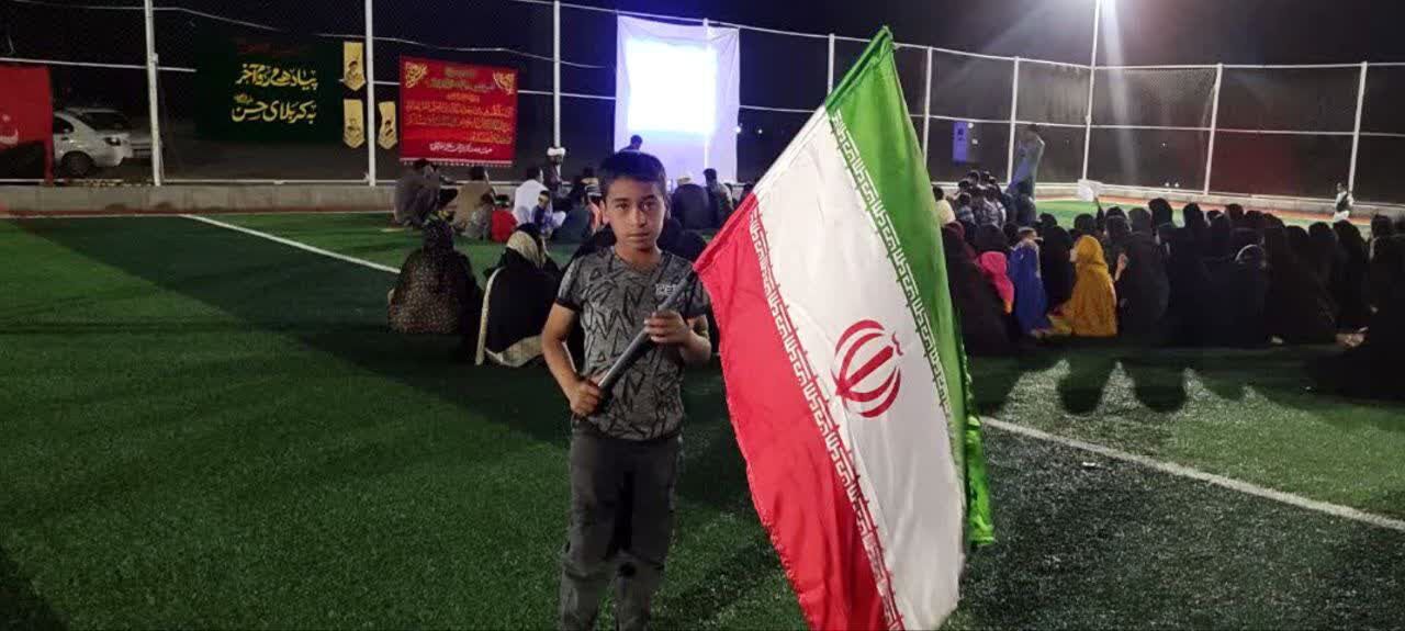 مراسم سوگواری رهبر شهید امام قائد در روستای زیارت پیرکرکان قلعه‌گنج 