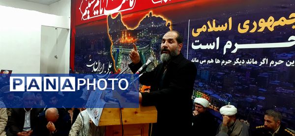 مراسم پنجمین سالگرد شهادت سردار سلیمانی در ناحیه سپاه سملقان