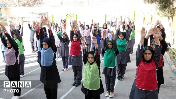 طنین فرهنگ پهلوانی در مدارس کرج