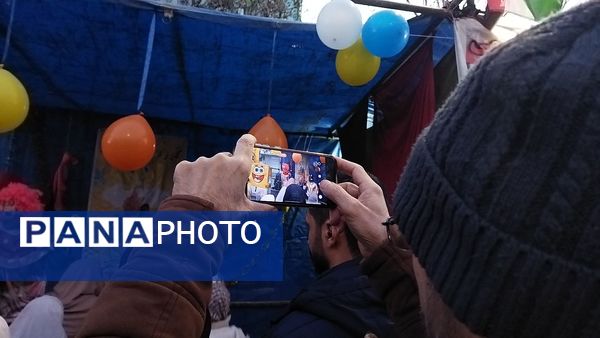 حضور مردم در مهمانی کیلومتری اعیاد شعبانیه نیشابور