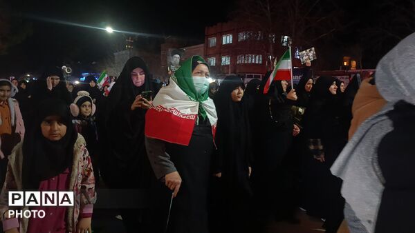حضور پرشور مردم انقلابی آشخانه در عزاداری رهبر انقلاب