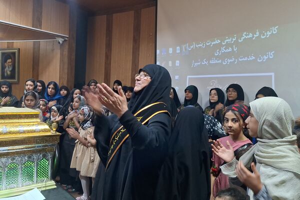 مراسم عزاداری دختران امام رضا (ع) ناحیه ۳ شیراز