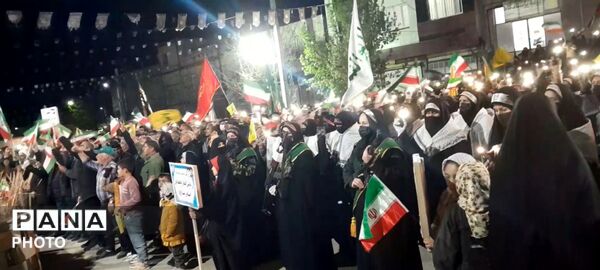 حضور پرشور مردم دلبران در جلوه‌ای از میهن‌دوستی