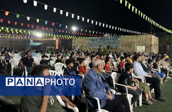 مراسم جشن ایام ربیع الاول در بوستان خورشید قم