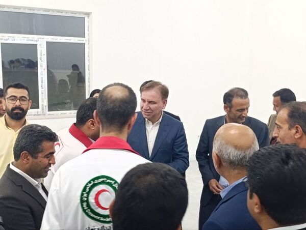 افتتاح ساختمان جمعیت هلال احمر شهرستان جم