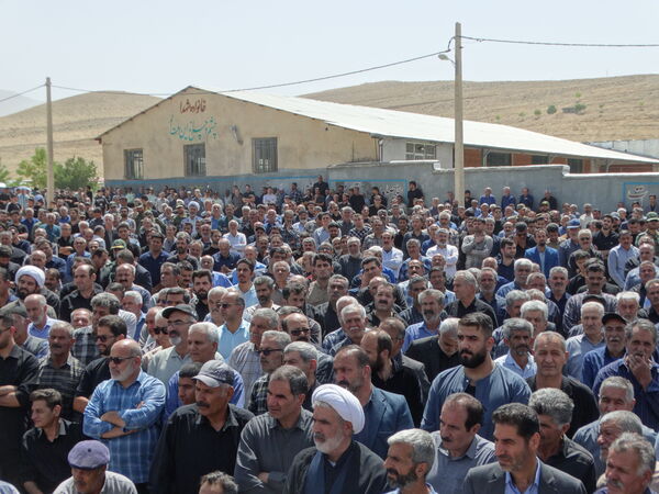 مراسم وداع با شهید «امین عسگری» در گهرو