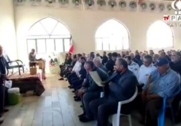 مراسم چهلم شهید حاج ابوالفضل شهباز در دیباج