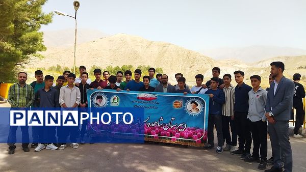 بازدید دانش آموزان پایه دهم دبیرستان شاهد ابوذر غفاری از سد اردوگاه باغرود 