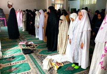 زنگ نماز همراه با بهار علم و دانش در مدرسه شهید جواهری دو 