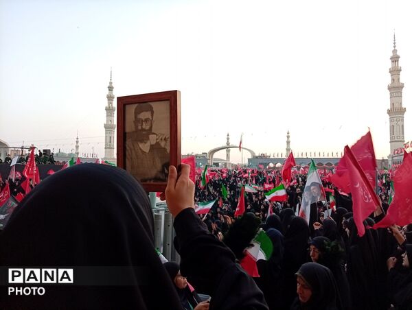 تشییع تاریخی پیکر رهبر شهید از جمکران تا حرم کریمه اهل بیت (س)