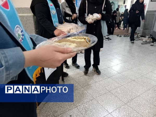 مراسم روز دانش آموز و ایام فاطمیه در دبیرستان حضرت خدیجه (س)جعفریه قم 