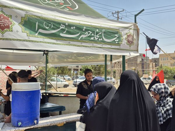 مراسم عزاداری ظهر عاشورا در هیئت الزهرا(س) نیشابور 