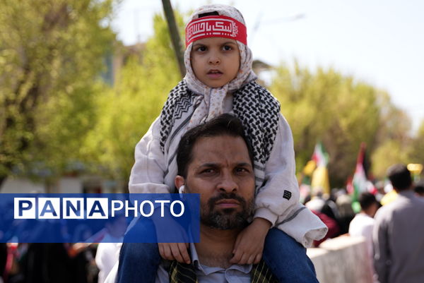 راهپیمایی روز قدس در یزد