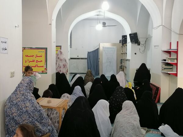 نماز جمعه در مسجد جامع شهرستان خلیل‌آباد