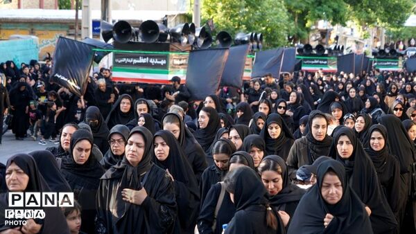 کاروان نمادین اسرای کربلا در خدابنده