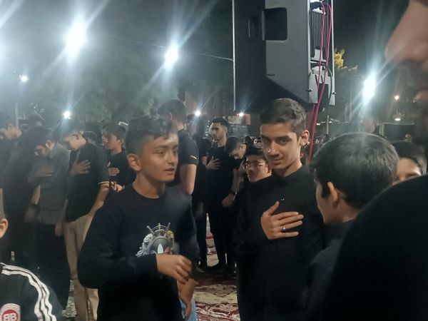 شب اول ماه محرم در هیئت باقرالعلوم نیشابور 