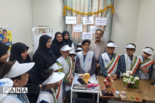 افتتاح اتاق بهداشت مدرسه نور ایمان پردیس به مناسبت  هفته سلامت