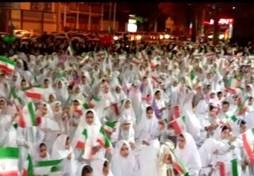 جشن تکلیف دختران الیگودرزی با یاد شهدای میناب