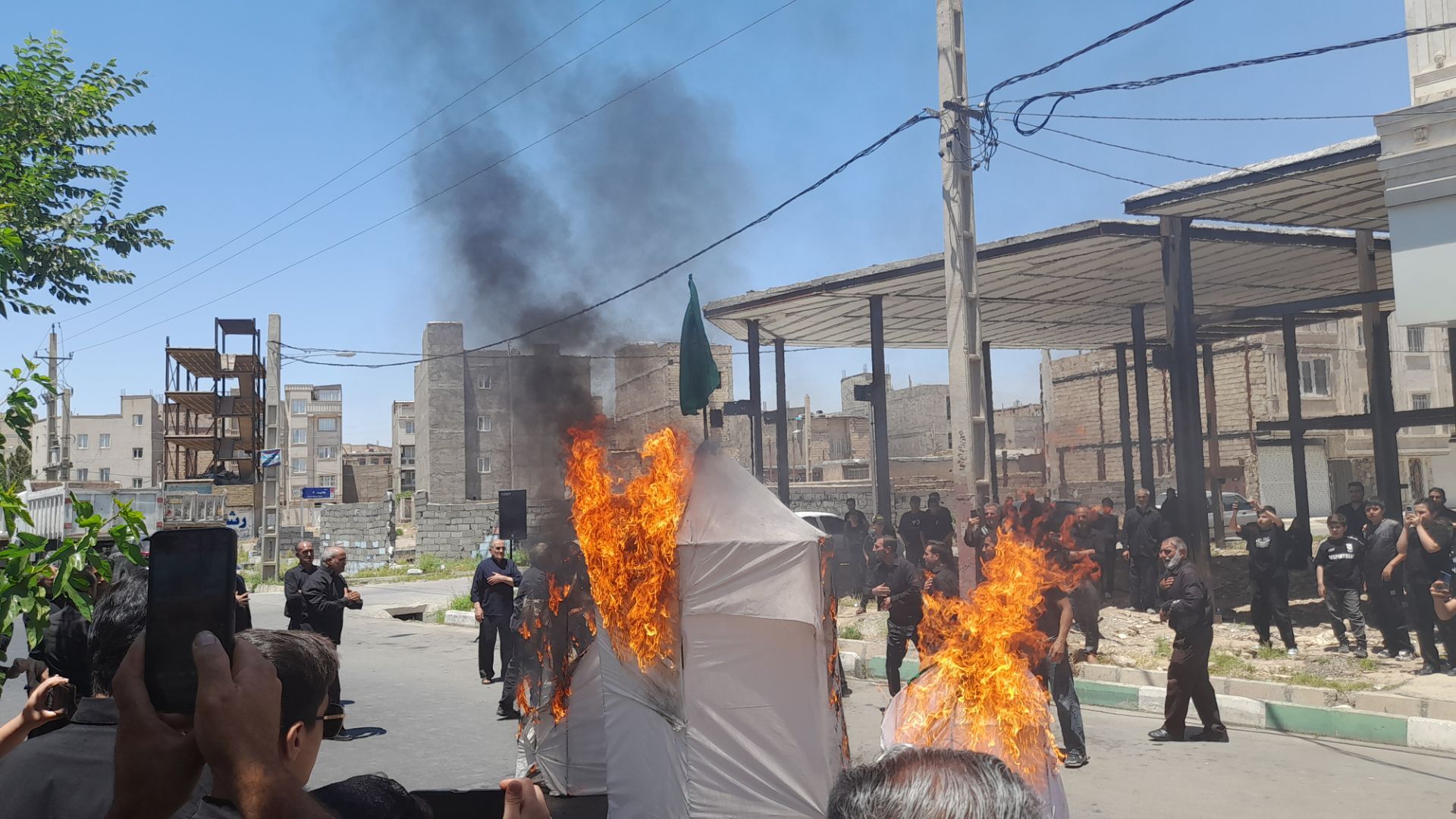 مراسم باشکوه عاشورای حسینی در مسجد امام جعفر صادق(ع)