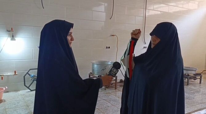 فعالیت بانوان جهادی شهر قنوات قم