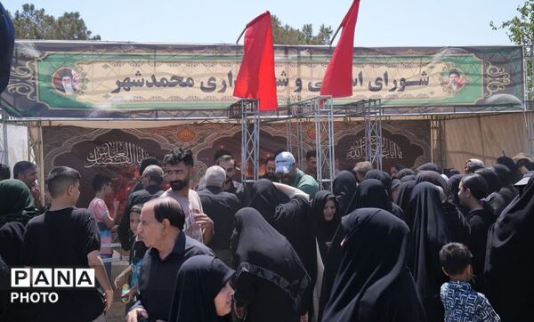 حضور پرشور جاماندگان اربعین در محمدشهر کرج