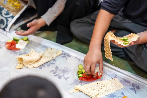 مراسم معنوی اعتکاف دانش‌آموزی