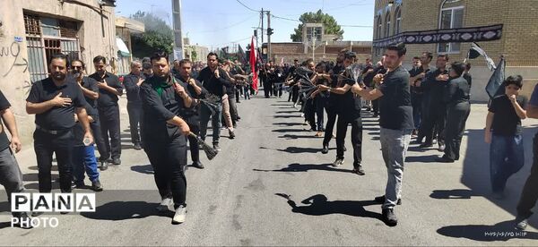 شور حسینی در شهر جعفریه قم 
