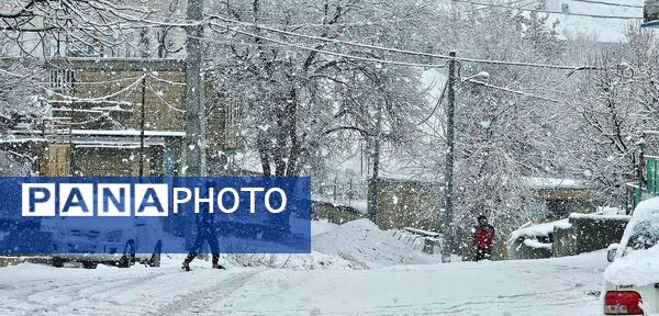 میانکوه در تسخیر برف 