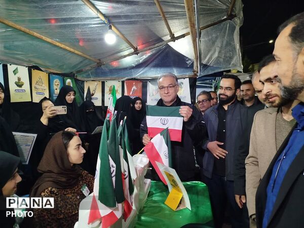 زنگ بیعت دانش‌آموزان علی آباد کتول