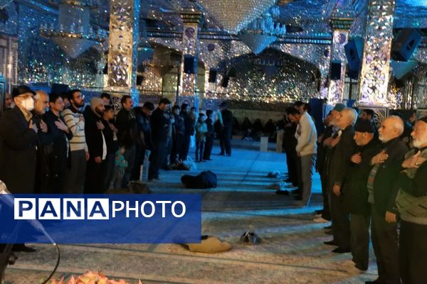 مراسم ایام فاطمیه در امامزاده عباس بن موسی (ع) بجنورد 