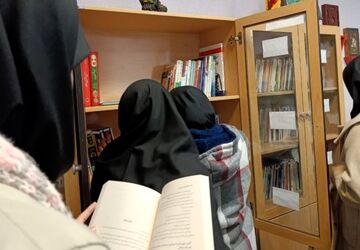 کتابخانه مدرسه مبعث با چهره‌ای خیره‌کننده میزبان اهالی کتاب شد