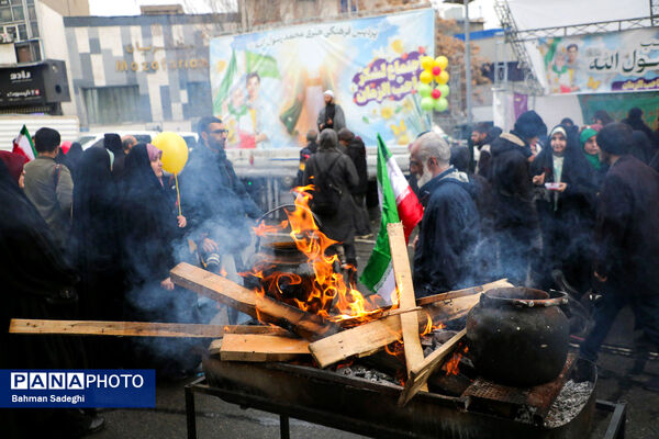 جشن خیابانی نیمه شعبان در تهران