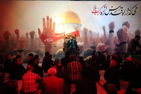 عزاداری ابا عبدالله الحسین (ع)  در امامزاده سید عباس در بجنورد 