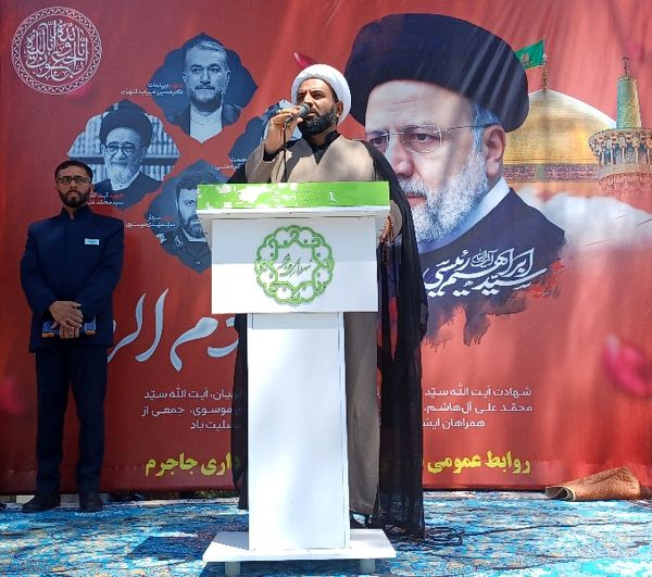 اجتماع پرشور مردم شهید پرور شهرستان جاجرم در مراسم شهادت خادم الرضا و یاران شهیدش 