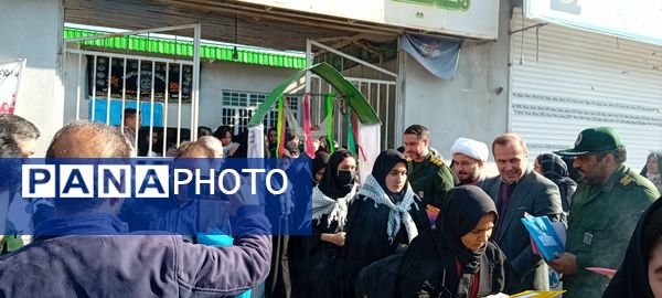 اعزام دانش‌آموزان دختر آشخانه به اردوی راهیان نور