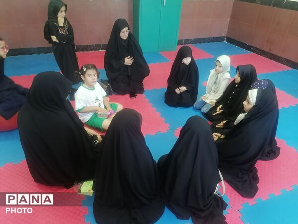 مراسم هفتمین شب عزاداری اباعبدالله الحسین در کانون عاطفه کاشمر