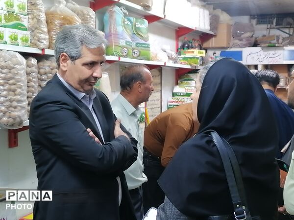 گشت مشترک نظارت بر بازار شهرستان کاشمر با حضور فرماندار