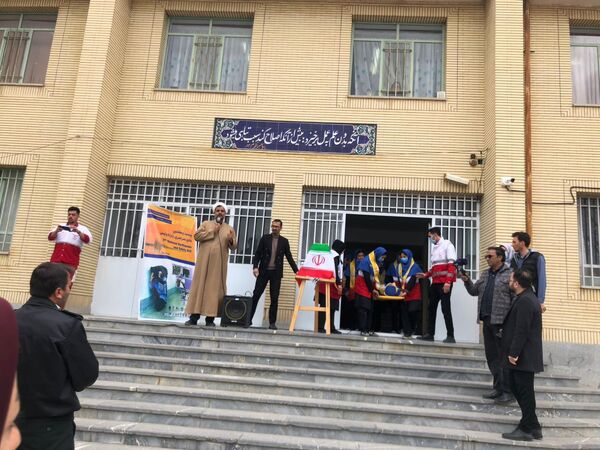 برگزاری مانور زلزله در شهرستان رازوجرگلان 