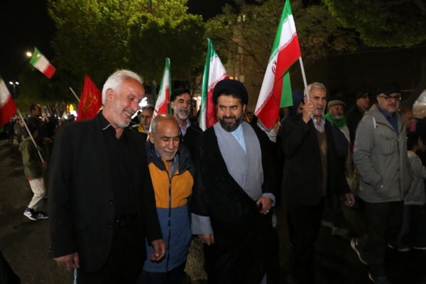 راهپیمایی شب پنجاهم مردم غیور محمدشهر کرج