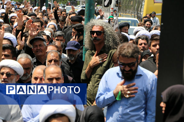 تشییع پیکر شهید مدافع حرم لشکر فاطمیون در قم