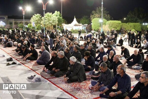 مراسم عزاداری تاسوعای حسینی در زیارتگاه شهید مدرس 
